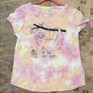 SO Pastel Tie-Dye Graphic Tee